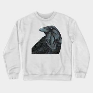 creepy raven Crewneck Sweatshirt